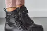 Жіночі черевики шкіряні зимові чорні Vlamax Б 67 на меху Фото 4