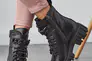 Жіночі черевики шкіряні зимові чорні Vlamax Б 67 на меху Фото 5