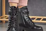 Жіночі черевики шкіряні зимові чорні Vlamax Б 67 на меху Фото 7