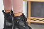 Жіночі черевики шкіряні зимові чорні Vlamax Б 67 на меху Фото 8