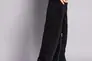 Ботфорты женские замшевые черного цвета с обтянутым каблуком зимние Фото 5