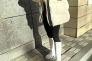 Сапоги женские кожаные белого цвета демисезонные Фото 16