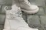 Жіночі шкіряні черевики зимові бежеві Vikont 39-37-19 на хутрі Фото 2