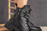 Жіночі шкіряні черевики зимові чорні Vikont 39-06-19 на хутрі Фото 4