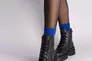 Ботинки женские кожаные черного цвета на меху Фото 6