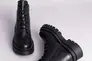 Ботинки женские кожаные черного цвета на меху Фото 10