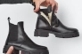 Женские ботинки кожаные зимние черные Чобіток 208 на меху Фото 9