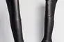 Сапоги чулки женские кожаные черные зимние Фото 6
