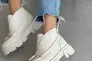 Лоферы женские кожаные молочного цвета с кисточкой демисезонные Фото 3