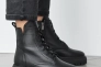 Жіночі черевики шкіряні зимові чорні Yuves 5578 На хутрі Фото 7