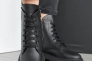 Жіночі черевики шкіряні зимові чорні Yuves 5578 На хутрі Фото 9