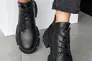 Женские ботинки кожаные весна/осень черные Emirro 2079 кож подкладка Фото 5