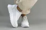 Кросівки жіночі шкіряні білого кольору Фото 4