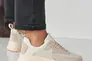 Женские кроссовки кожаные весна/осень молочные Emirro Р10213-20 перфорация Фото 12