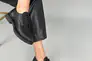 Туфлі жіночі чорні шкіряні на шнурках низький хід Фото 8
