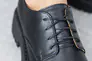 Женские туфли кожаные весна/осень черные Yuves 170 Style Фото 11