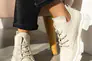 Женские ботинки кожаные весна/осень молочные Emirro 2079 кож подкладка Фото 2