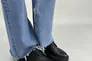 Туфли женские кожаные черного цвета на шнурках Фото 3