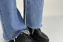 Туфли женские кожаные черного цвета на шнурках Фото 5