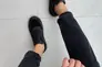 Кроссовки мужские кожаные черные с вставками замши Фото 8