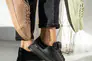 Женские кеды кожаные летние черные Emirro 1294 перфорация Фото 7