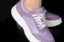 Кросівки жіночі шкіряні 4S 581969 Фіолетові Фото 4
