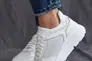 Жіночі кросівки шкіряні літні білі Yuves 197 Фото 4