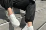 Кросівки жіночі шкіра флотар білого кольору з перфорацією на товстій підошві Фото 9