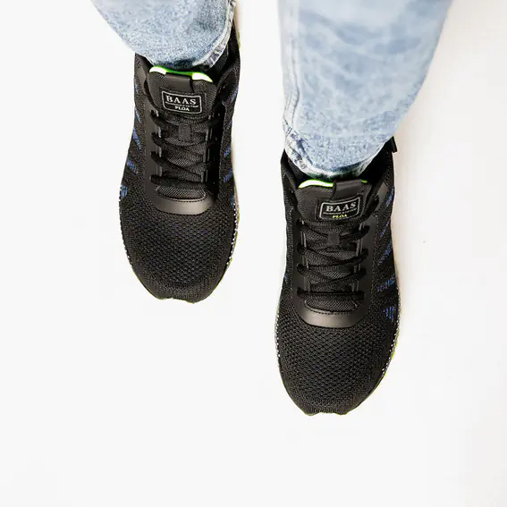 Кросівки чоловічі  582284 Чорні зелені фото 7 — інтернет-магазин Tapok