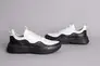 Кросівки жіночі шкіряні білі з чорними вставками Фото 8
