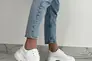 Туфли женские кожаные белого цвета на шнурках Фото 4