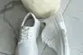 Туфли женские кожаные белого цвета на шнурках Фото 7