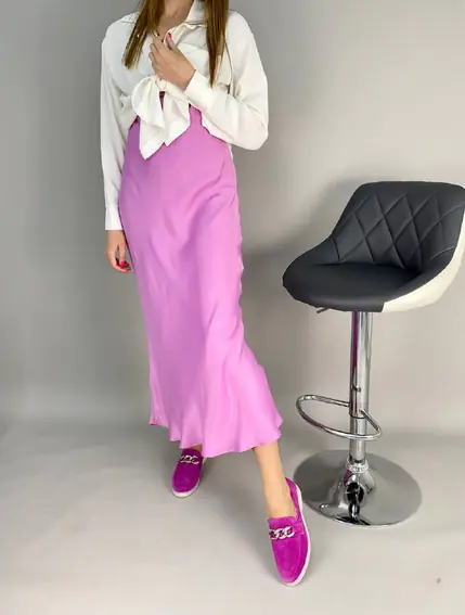 Лоферы женские замшевые цвета фуксии фото 10 — интернет-магазин Tapok