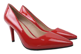 Туфли на шпильке женские Liici эко лак цвет Красный 34-9DT