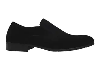 Туфлі класика чоловічі Cossottinni Натуральна замша колір Чорний 264-20DT