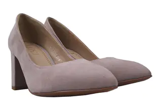 Туфли на каблуке женские Liici эко замш цвет Капучино 89-20DT