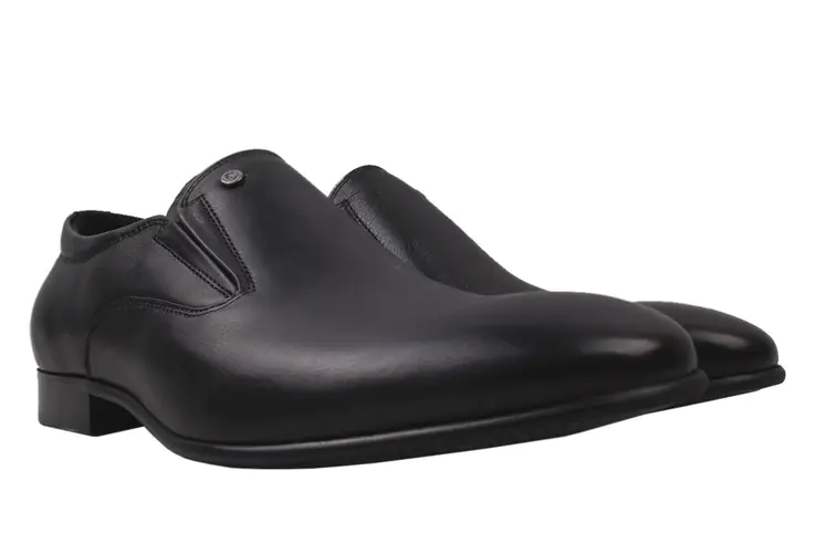Туфли классика мужские Clemento натуральная кожа цвет Черный 8-20DT фото 1 — интернет-магазин Tapok