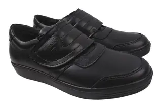 Туфли комфорт мужские Maxus Shoes натуральная кожа цвет Черный 47-20DTC