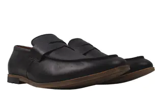 Туфли мужские лоферы Rondo натуральная кожа цвет Черный 19-20DTC