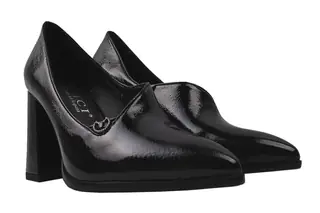 Туфли на каблуке женские Liici эко кожа Черные 99-20DT