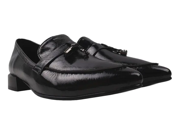 Туфлі на низькому ходу жіночі Liici еко лак колір Чорний 91-20DTC фото 1 — інтернет-магазин Tapok