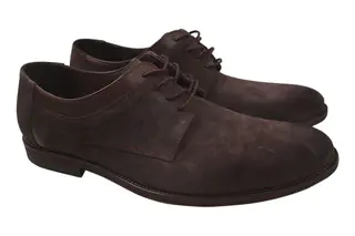 Туфлі класика чоловічі BUCCI Натуральна замша колір Кабір 19-20DT