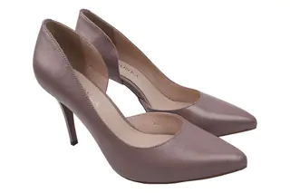 Туфлі на шпильці жіночі Geronea натуральна шкіра колір Капучіно 928-20DT