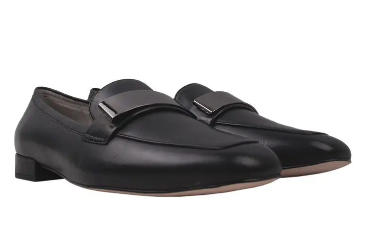 Туфли на низком ходу женские Anemone натуральная кожа цвет Черный 119-20DTC фото 1 — интернет-магазин Tapok