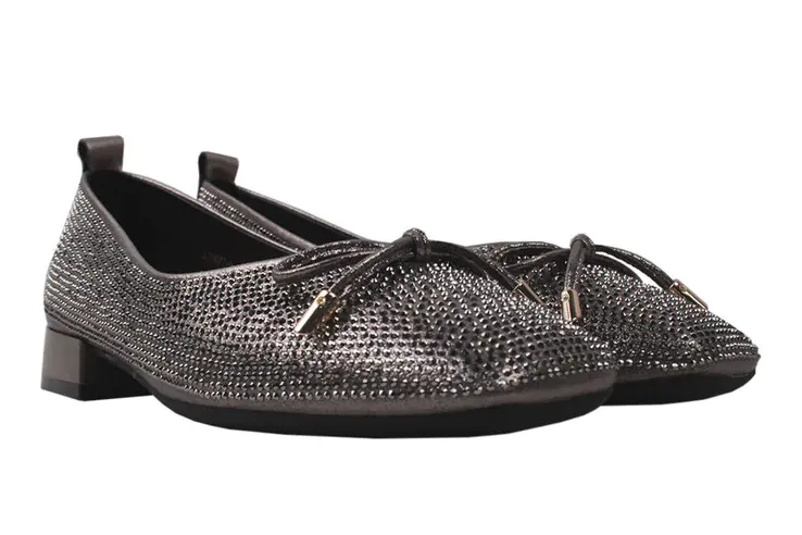 Туфли на низком ходу женские Berkonty натуральная кожа цвет Серый 270-20DTC фото 1 — интернет-магазин Tapok