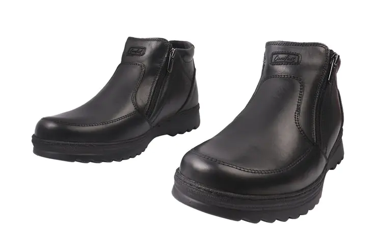 Ботинки на платформе мужские Konors натуральная кожа черный 327-8/22ZHC фото 1 — интернет-магазин Tapok
