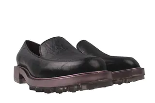 Туфли на низком ходу женские Polann натуральная кожа цвет Черный 131-20DTC