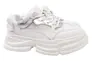 Кросівки жіночі з натуральної шкіри на платформі на шнурівці Білі Li Fexpert 579-21DK Фото 1