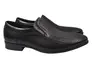 Туфлі чоловічі з натуральної шкіри на низькому ходу колір Чорний Basconi 755-21DT Фото 1