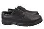 Туфлі чоловічі з натуральної шкіри на низькому ходу на шнурівці колір Чорний Vadrus 310-21DTC Фото 1